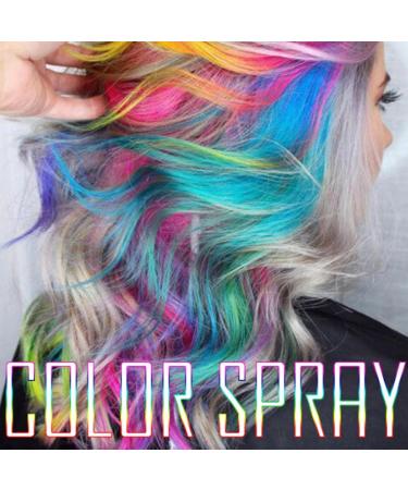 Temporary Hair Color Spray Hair Spray Color Temporary DIY Hair Color Spray Hair Spray Instant Hair Color for All Hair Types Fast-Drying (Purple 30ml) Purple 0.13 Fl Oz (Pack of 1) - Buy Online on GoSupps.com