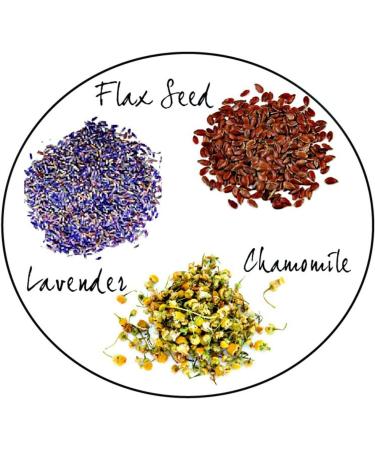 Aromatherapy Eye Pillow - Organic Lavender & Chamomile | Soothing Relief for Headaches & Sleep | Removable Cotton Cover - Blue Tiger Leopard Design - Buy Online on GoSupps.com