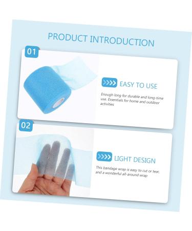 Shop Healeved 3 Rolls Sports Skin Membrane - Self-Adherent Cohesive Bandages & Athletic Tape for Optimal Support - Elastic and Convenient for All Sports - Buy Online on GoSupps.com