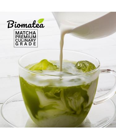 Biomatea Matcha japonais en poudre 150 g - Qualit culinaire sup rieure - Id al pour la p tisserie la cuisine les smoothies et le matcha latte le th matcha - Buy Online on GoSupps.com