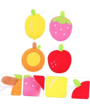 Shop Hemoton 4pcs Animal Bath Towels & Loofah Sponges - Soft Scrubber for Kids & Adults - Assorted Colors - Perfect for Bathing & Cleaning - Buy Online on GoSupps.com