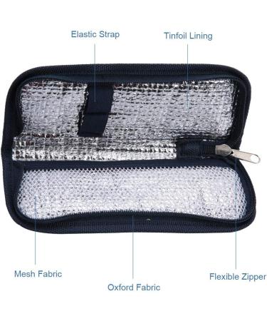 Brrnoo Insulin Cooler Travel Bag - Portable Insulin Cooling Case for Diabetic Supplies - Buy Online on GoSupps.com