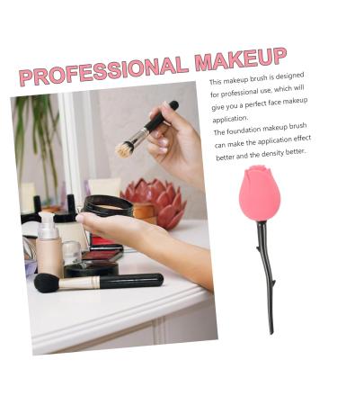 Angoily Rose Foundation Brush - Oval Makeup Brush for Flawless Blending | Creative Facial Tools - Buy Online on GoSupps.com