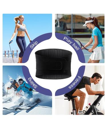 Lower Back Brace - Reflective Back Support Belt Lumbar Wrap Multipurpose Waist Supports Workout Back Brace for Outdoor Activities Black XL - Buy Online on GoSupps.com