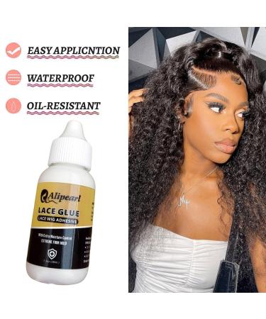 Buy Strong Hold Invisible Wig Adhesive Glue - Waterproof Lace Bonding for Hair Replacement | Alipearl 1.3 fl oz - Buy Online on GoSupps.com