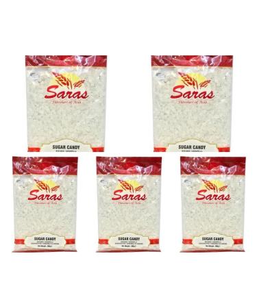 Saras Sugar Candy 300g (Pack of 5) | Pure and Sweet Delight | Versatile Sweetening | Hard Candies | Fondants