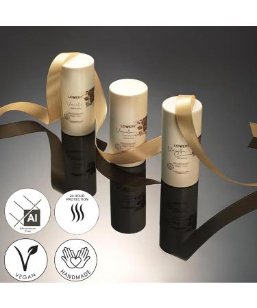 Natural Aluminum-Free Deodorant Set of 3 | Vanilla Lavender Coconut | 48 Hr Protection | Eco-Friendly Deodorant Gift for Women & Men - Buy Online on GoSupps.com