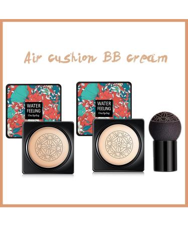 Ulapithi Mushroom Head Air Cushion Foundation | Moisturizing BB Cream & Concealer for All Skin Types | Lightweight & Durable Makeup - Buy Online on GoSupps.com