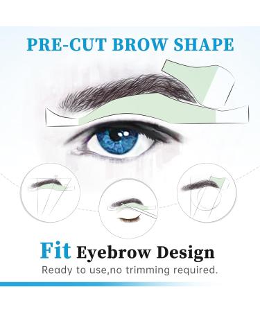 Beauty7 Eyebrow Wax Strips for Men - Sensitive Skin Hair Removal with Pearl Powder & Essential Oil - 20 Pieces - Buy Online on GoSupps.com