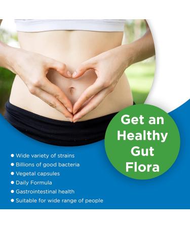 Laboratoire Suisse Probiotic XF Healthy Gut Flora 50 Vegetal Capsules - Buy Online on GoSupps.com