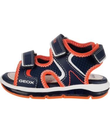Geox Baby Boys' B Sandal Todo - Navy/Orangefluo - Size 7 UK Child - Buy Online on GoSupps.com