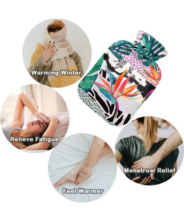 Naanle Tropical Paradise Flower Hot Water Bottle | 1L Heat & Cold Therapy for Back Pain Relief Hand & Foot Warmer - Buy Online on GoSupps.com