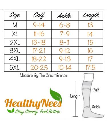 HealthyNees Compression Socks with Zipper 15-20 mmHg - 2 Pack Closed Toe - M Size - Stylish & Comfortable Support for All-Day Wear - Buy Online on GoSupps.com