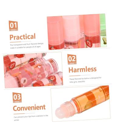 Buy 8pcs Fruit-Flavored Organic Lip Balm & Lip Oil Set | Moisturizing Lip Gloss - International Shipping Available - Buy Online on GoSupps.com