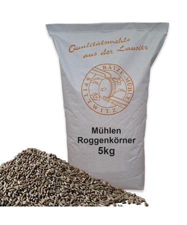 Mills rye grains 5kg whole grain cleaned fresh from the R tze mill in the best quality rye kernels 5 kg