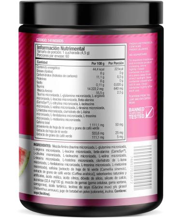 Buy Amino Energy Watermelon 9.5oz - Boost Energy & Hydration | International Shipping Available - Buy Online on GoSupps.com
