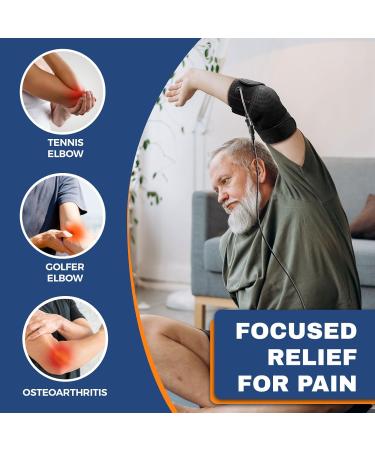 Elbow Heating Pad for Tendonitis & Tennis Elbow | Dual-Mode Heated Wrap Brace for Pain Relief - Buy Online on GoSupps.com