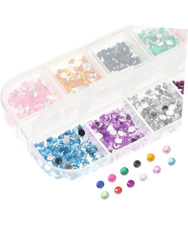 POPETPOP 3 Sets rhinestones for nails blue rhinestones round nail rhinestones nail rhinestone kit nail gems for acrylic nails rhinestone picker dotting pen colored rhinestones flat jewelry 16x1cmx3pcs Bluex3pcs - Buy Online on GoSupps.com