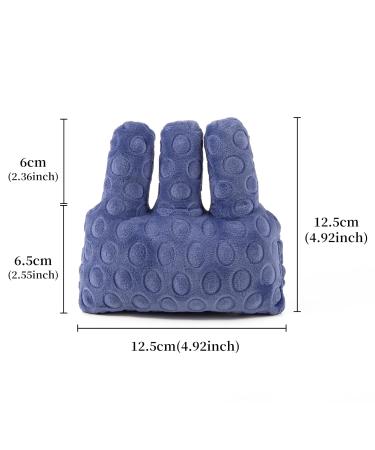 Adjustable Removable Finger Separator Protector | Hand Contracture Cushion Padding Pillow | Prevention Aid Training Tool with Splints (Purple - Buy Online on GoSupps.com
