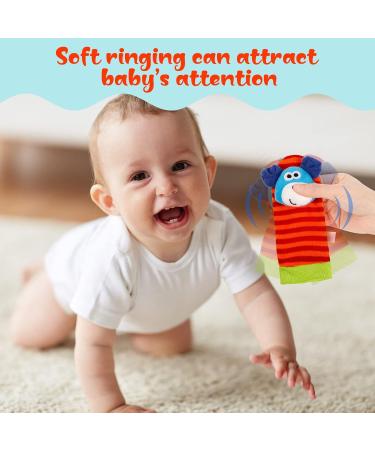 TagarMuser Racial Socks for Babies | 4-Pack 0-6 Months | Unique Baby Gifts & Rattle Toys - Buy Online on GoSupps.com