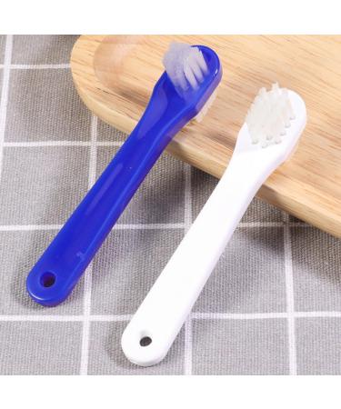 JECOMPRIS 8-Part Prosthesis Brush Set - Hard Solid Heads & Flat Bristles for Cleaning Artificial Teeth & Braces - Ideal for Dentures & Mouthguards - Buy Online on GoSupps.com