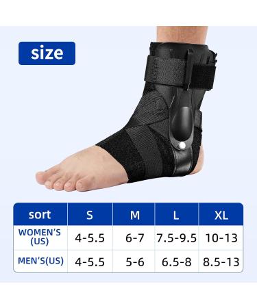 Ankle Brace for Sprained Ankle | Support & Stabilizers for Volleyball & Basketball | X-Large Foot Support for Men & Women - Buy Online on GoSupps.com