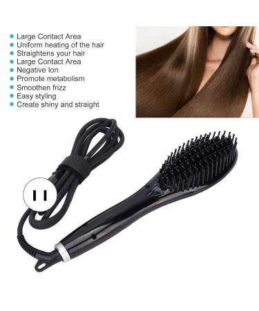 Buy Portable Hair Straightening Comb - Frizz Smoothing Negative Ion Brush for Women | US Plug | International Shipping - Buy Online on GoSupps.com