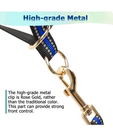 Shop Stylish Barkless Muzzle Bleine - No Pulling Halter for Medium & Large Aggressive Dogs | Gentle Dog Harness S Blue - Buy Online on GoSupps.com