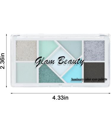 Boobeen palette de 9 ombres paupi res palette d'ombres paupi res multi-usage avec finis brillants mats et paillet s pour le maquillage des yeux au quotidien pour les f tes et les spectacles 10 g (Lot de 1) 03# - Buy Online on GoSupps.com