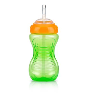 Nuby No-Spill 10oz Cup with Flex Straw - Assorted Colors | Leak-proof Sippy Cup for Toddlers - Buy Online on GoSupps.com