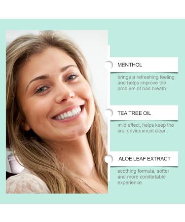Oral Care Foam Gentle Teeth Cleaning Mousse - Press Type for Fresh Breath Deep Oral Hygiene Daily Morning & Night Use(3PCS) - Buy Online on GoSupps.com
