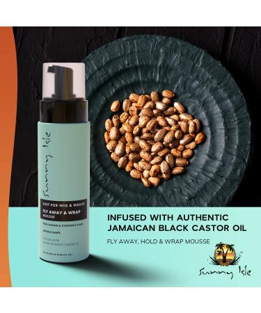 Sunny Isle Mousse 8oz for Wigs Weaves Braids & Extensions | Fly Away Control for Synthetic & Natural Hair - Buy Online on GoSupps.com