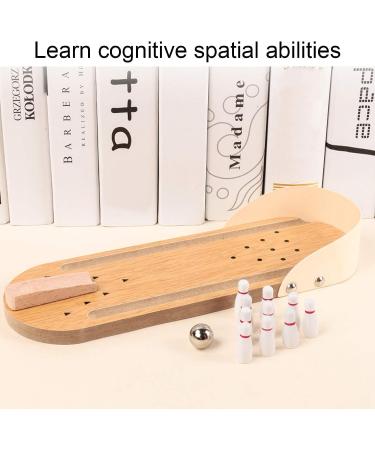Germer Mini Bowling Game - Stress-Relief, Beautifully Designed Mini Bowling Set for 3+ Years ((Mini Bowling)) - Buy Online on GoSupps.com