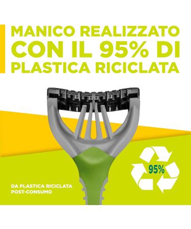 WILKINSON DISPOSABLES MASCULINAS XTREME 3 ECO GREEN - 4 Pack | Eco-Friendly Razors for Men - International Shipping Available - Buy Online on GoSupps.com