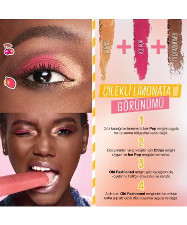 Maybelline New York Lemonade Bar Eyeshadow Palette No. 01 Lemonade Craze - 12g | International Shipping Available - Buy Online on GoSupps.com