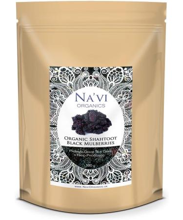 Na'vi Organics Organic Shahtoot Black Mulberries 100 g - Buy Online on GoSupps.com