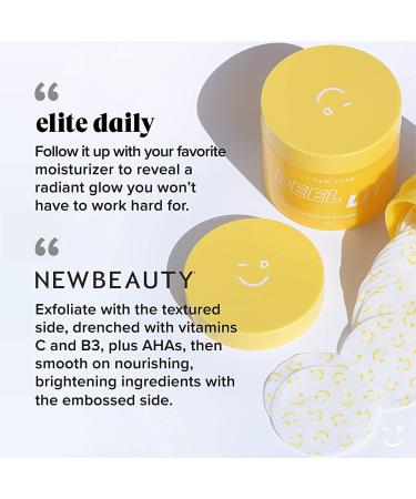 I Dew Care Face Peel Pads - Peel Lit with Citric Acid & Vitamin C - 60 Count - Buy Online on GoSupps.com
