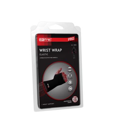 Pro Elastic Wrist Wrap Support Brace with Thumb Loop for Pain Relief or Everyday Use Size Small