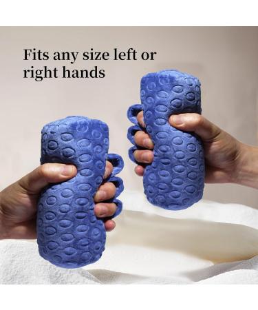 Finger Contracture Cushion | Palm Protector Grips for Stroke Rehab & Elderly Care | Anti-Ulcer Hand Splint Orthosis (Purple - Buy Online on GoSupps.com