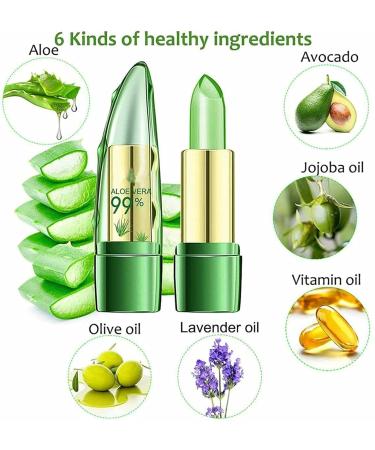 Buy Gokame Aloe Vera Lip Care Stick | Color Changing Lipstick | Long-lasting Hydration (2PCs) - Buy Online on GoSupps.com