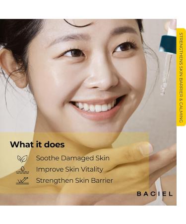 BACIEL - HYDRA BARRIER CICA SERUM (1.01 fl.oz) 68% Centella Leaf Trehalose Ceramide - Fragrance Free - Korean Lightweight Moisturizer for Face - Buy Online on GoSupps.com