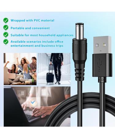 5V USB Mesh Cable & 7-Connector Adapter Set for Razors & Hair Care Universal Charger Power Cable - Buy Online on GoSupps.com