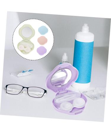Healeeved 12-Piece Color Care Box - Silicone & Plastic Glasses Case Organizer Set for Double Glasses & Eye Care - Buy Online on GoSupps.com