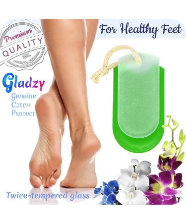 Real Czech Glass Foot Fish - Double-Sided Grit for Gentle Pedicure & Spa Care | EU Quality Corneal Removal Tool for Rough Skin & Heels - Buy Online on GoSupps.com