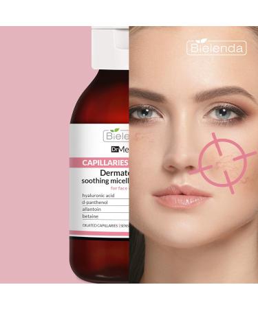 Bielenda Dr Medica - Cleanses The Skin And Removes Makeup Soothes Skin Irritations Moisturizes And Prevents Erythema - Dr Medica Capillary Skin Dermatologic Anti-Redness Face Cleanser - 250 ml - Buy Online on GoSupps.com