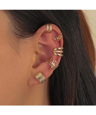 20 Pcs Gold Silver Hair Braids Dreadlock Non-Piercing Ear Clip Beard Beads Cuffs Hair Accessories for Women Men - Buy Online on GoSupps.com