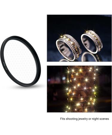 PROfezzion 67mm Star Filter Kit - 3 Pieces (4, 6, 8 Points) for Canon/Sony Camera Lens - Adjustable Starburst & Cross Star Effect Filter Set - Buy Online on GoSupps.com