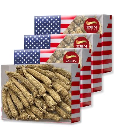 4 Boxes of Hand Selected American Ginseng Root-Small Tail (4oz/Box) / Panax Ginseng. Boosts Body Immunity Energy & Stamina for Man & Women (16 Oz. (Pack of 4)) 4 Ounce (Pack of 4)