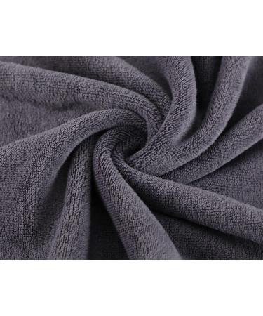 Wuwahold Microfiber Gym Towels 3 Pack - Exercise, Fitness, Sports & Workout Towels - 380 GSM 15 x 31 Bath Towels in Grey, Blue, Purple - Buy Online on GoSupps.com