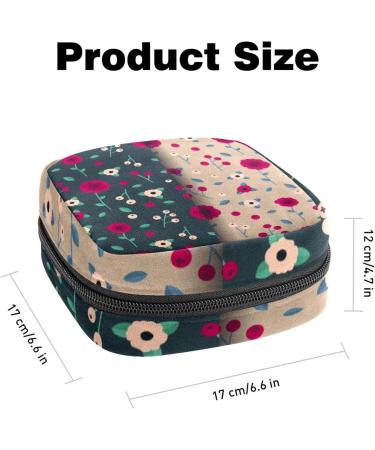 Women s Bonds Storage Pockets Stillpad Holder - Portable Rose Flower Period Kit Bag for Girls | Feminine Product Organizer - Buy Online on GoSupps.com